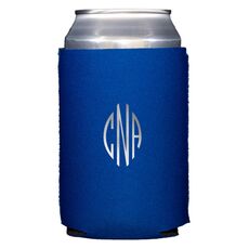 Shaped Oval Monogram Collapsible Koozies