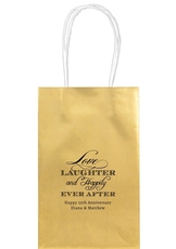 Love Laughter Ever After Medium Twisted Handled Bags