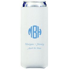 Rounded Monogram with Text Collapsible Slim Huggers