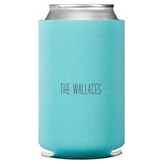 Simple Name Collapsible Koozies