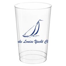 Sailboat Clipper Clear Plastic Cups