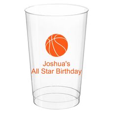 Basketball Clear Plastic Cups