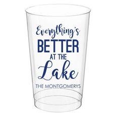 Better at the Lake Clear Plastic Cups