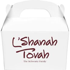 Studio L'Shanah Tovah Gable Favor Boxes