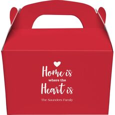 Home Is Where The Heart Is Gable Favor Boxes