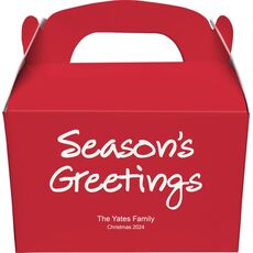 Studio Season's Greetings Gable Favor Boxes