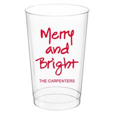 Studio Merry and Bright Clear Plastic Cups