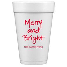 Studio Merry and Bright Styrofoam Cups