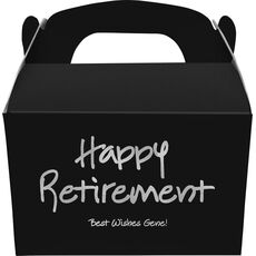 Studio Happy Retirement Gable Favor Boxes