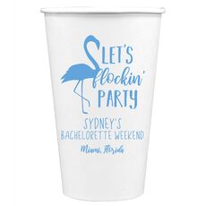 Let's Flockin' Party Paper Coffee Cups