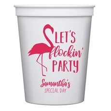 Let's Flockin' Party Stadium Cups