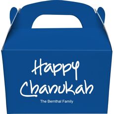 Studio Happy Chanukah Gable Favor Boxes