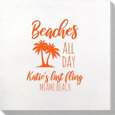 Beaches All Day Bamboo Luxe Napkins