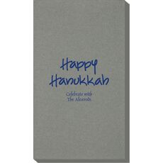 Studio Happy Hanukkah Linen Like Guest Towels