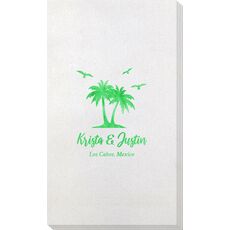 Palm Tree Island Bamboo Luxe Guest Towels
