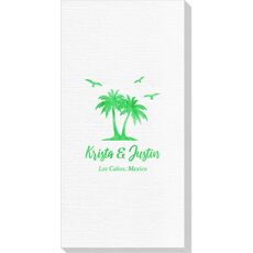 Palm Tree Island Deville Guest Towels