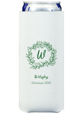 Initial Wreath Collapsible Slim Huggers