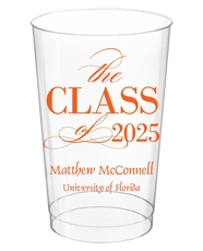 Classic Class of Graduation Clear Plastic Cups