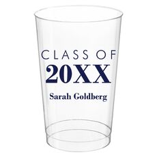 Class Of Printed Clear Plastic Cups