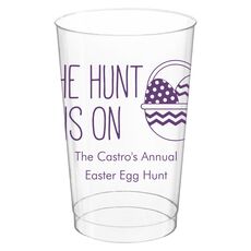 The Hunt Is On Clear Plastic Cups
