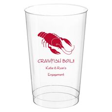 Crawfish Clear Plastic Cups