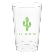 Desert Cactus Clear Plastic Cups