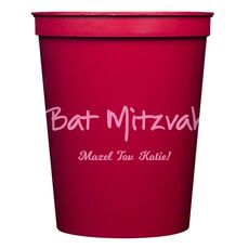 Studio Bat Mitzvah Stadium Cups