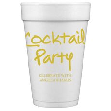 Studio Cocktail Party Styrofoam Cups