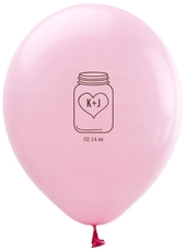 Mason Jar Latex Balloons