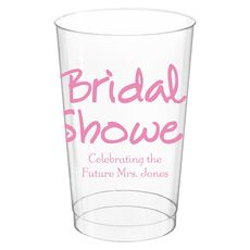Studio Bridal Shower Clear Plastic Cups