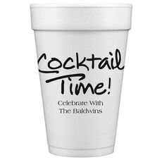 Studio Cocktail Time Styrofoam Cups