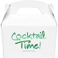 Studio Cocktail Time Gable Favor Boxes