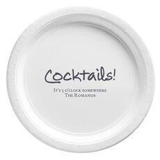 Studio Cocktails Paper Plates