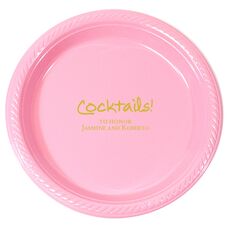 Studio Cocktails Plastic Plates