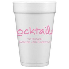 Studio Cocktails Styrofoam Cups