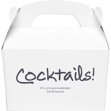 Studio Cocktails Gable Favor Boxes