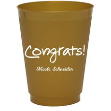 Studio Congrats Colored Shatterproof Cups