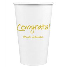 Studio Congrats Paper Coffee Cups