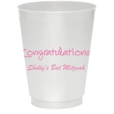 Studio Congratulations Colored Shatterproof Cups