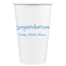 Studio Congratulations Paper Coffee Cups