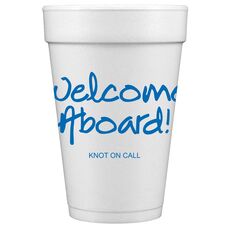 Studio Welcome Aboard Styrofoam Cups