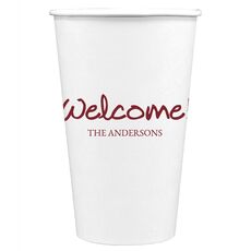 Studio Welcome Paper Coffee Cups