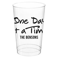 Studio One Day At A Time Clear Plastic Cups
