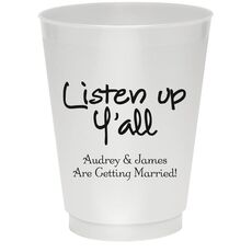 Studio Listen Up Y'All Colored Shatterproof Cups