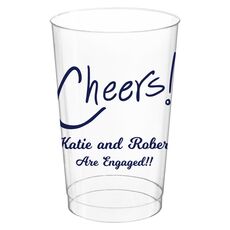 Fun Cheers Clear Plastic Cups