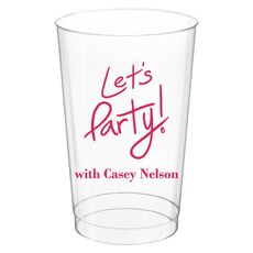 Fun Let's Party Clear Plastic Cups