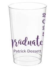 Graduate and Year Graduation Clear Plastic Cups