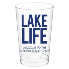 Lake Life Clear Plastic Cups