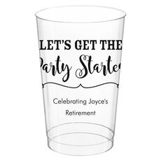 Let's Get the Party Started Clear Plastic Cups