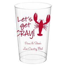 Let's Get Cray Clear Plastic Cups
